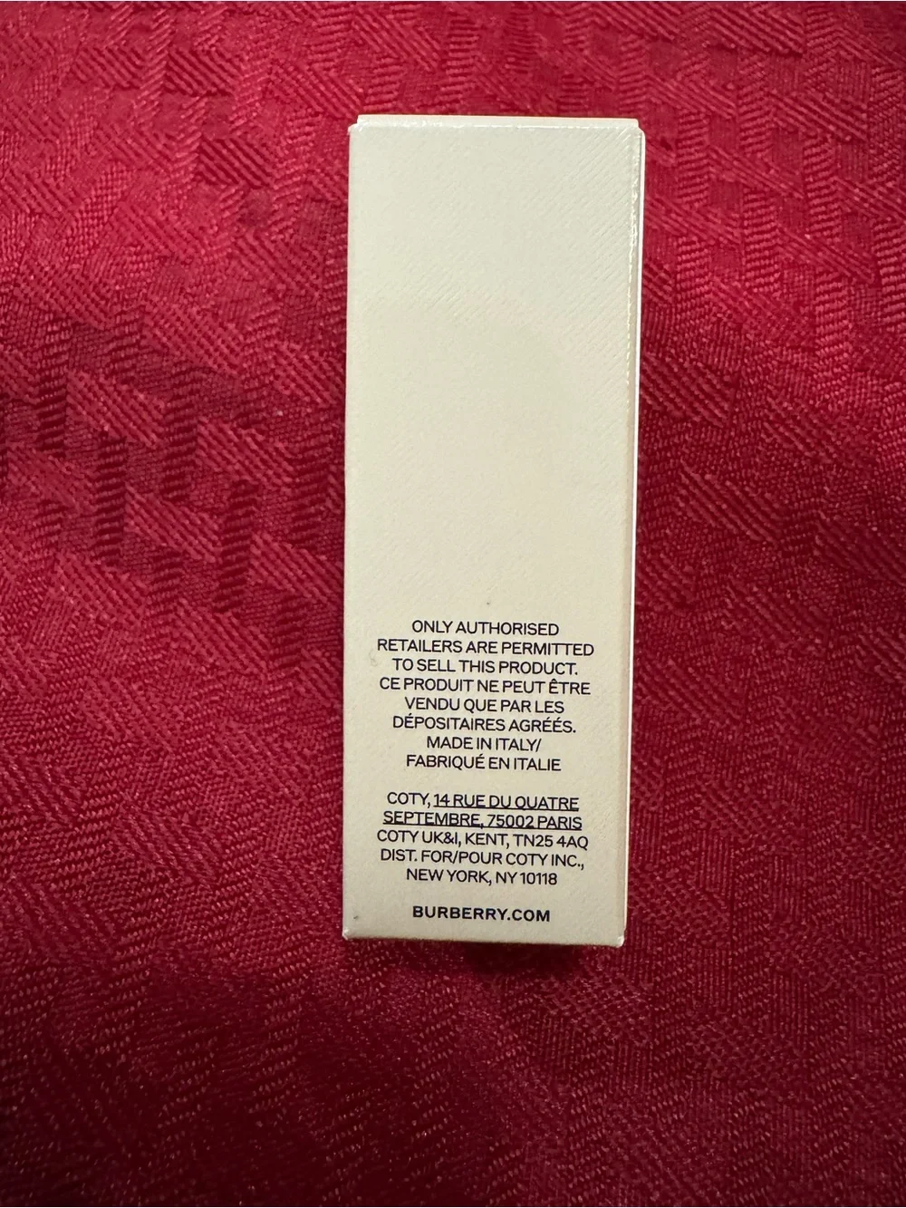 Burberry polished gold